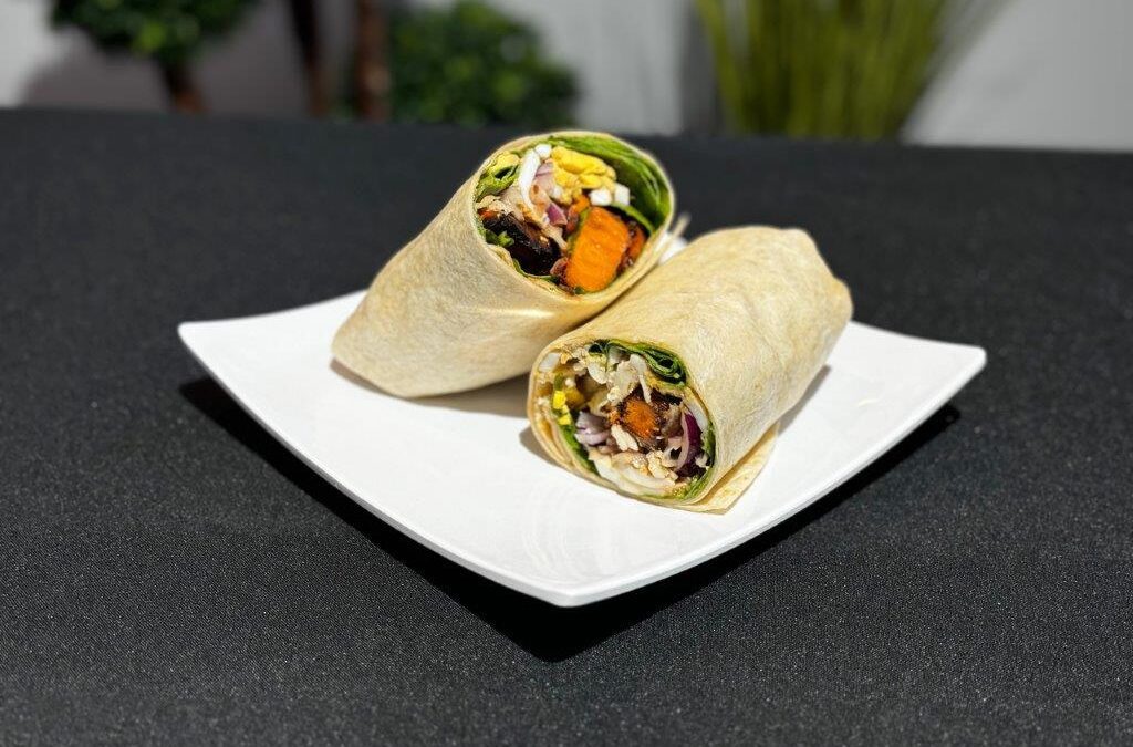 Pomegranate Sweet Potato Wrap